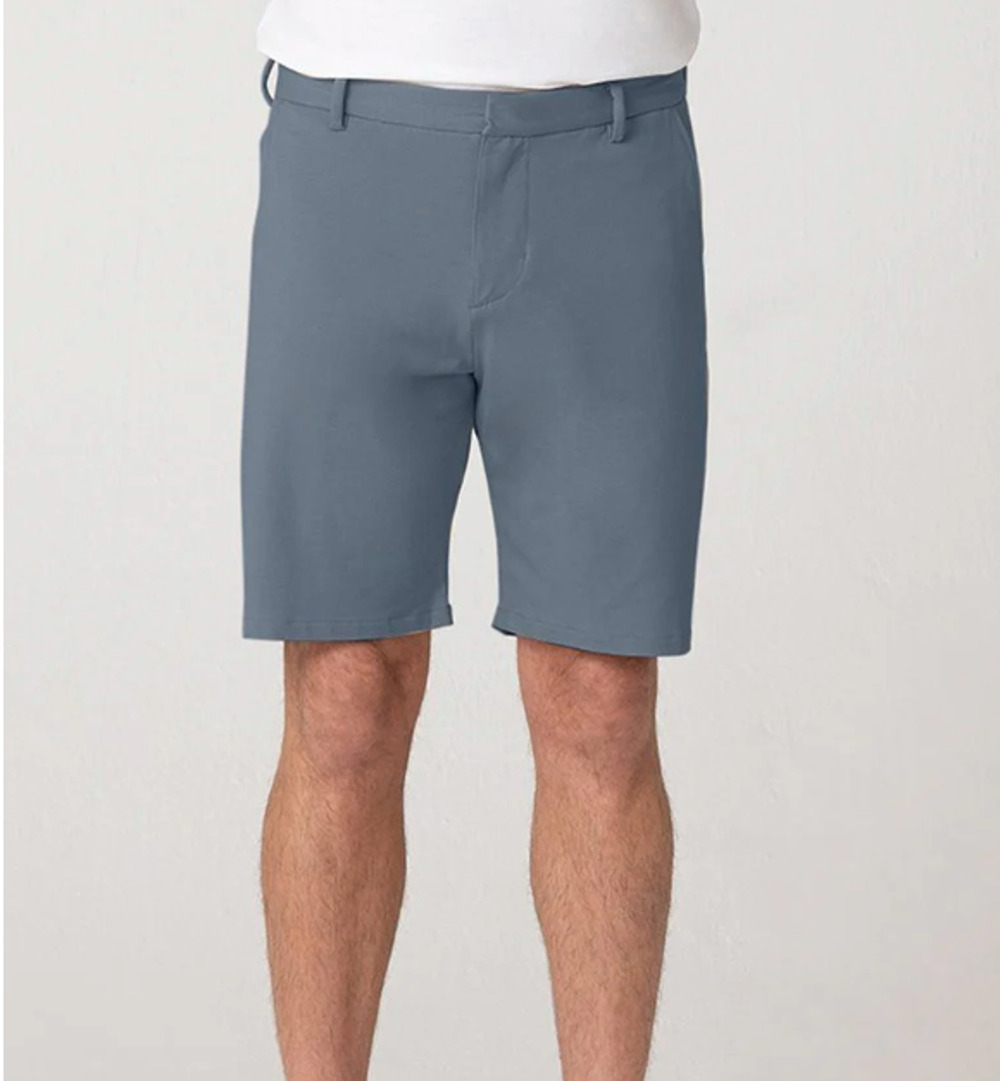 Swet Tailor Men Shorts Everyday Chino French Grey Size 32
